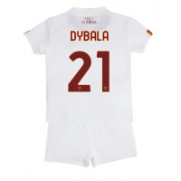 Dres AS Roma Paulo Dybala #21 Gostujuci za djecu 2022-23 Kratak Rukav (+ kratke hlače)